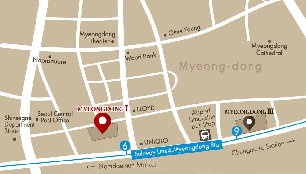 Hotel Skypark Myeongdong 1 Сеул Екстериор снимка